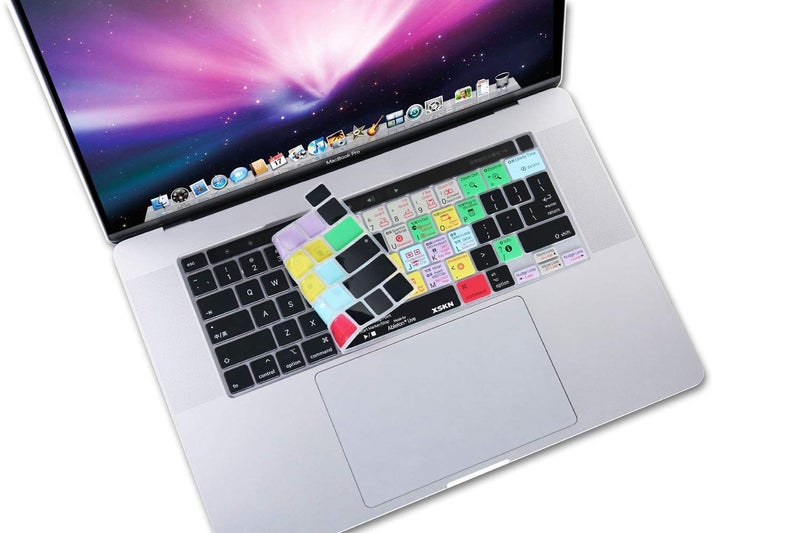 XSKN Ableton Live English Silicone Shortcuts Keyboard Cover Skin for Touch Bar Models 2019 MacBook Pro 16 inch A2141 2020 MacBook Pro 13.3 inch A2251 A2289 A2338 M1 Keyboard US&EU Version - Image 5